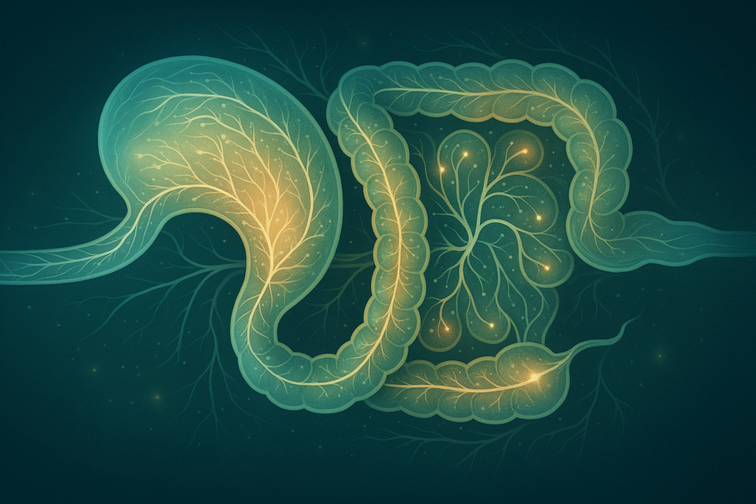 gut feelings illustration – second brain